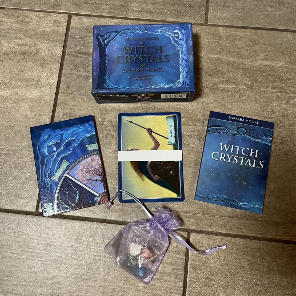 Witch Crystals: Casting Stones for Divination and Magic by Barbara Moore
